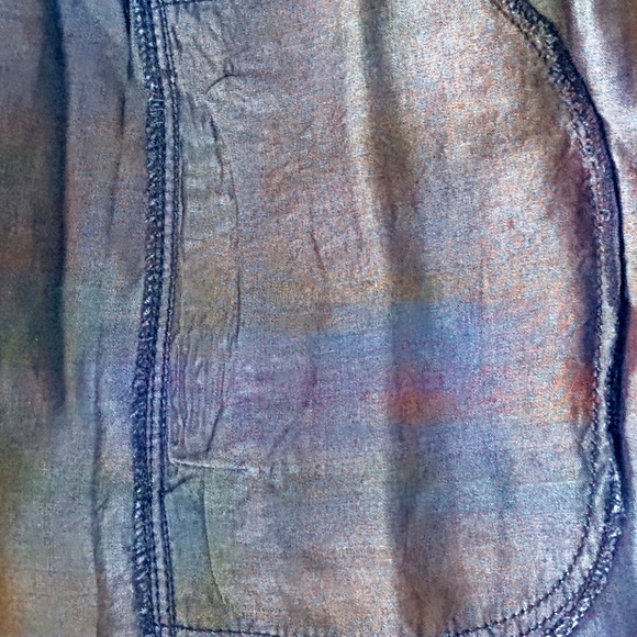 JACKET, OPEN FRONT, COLOUR: LIGHT DENIM WASH, SIZE 24, TENCEL, LONG SLEEVES, POC - Picture 7 of 15